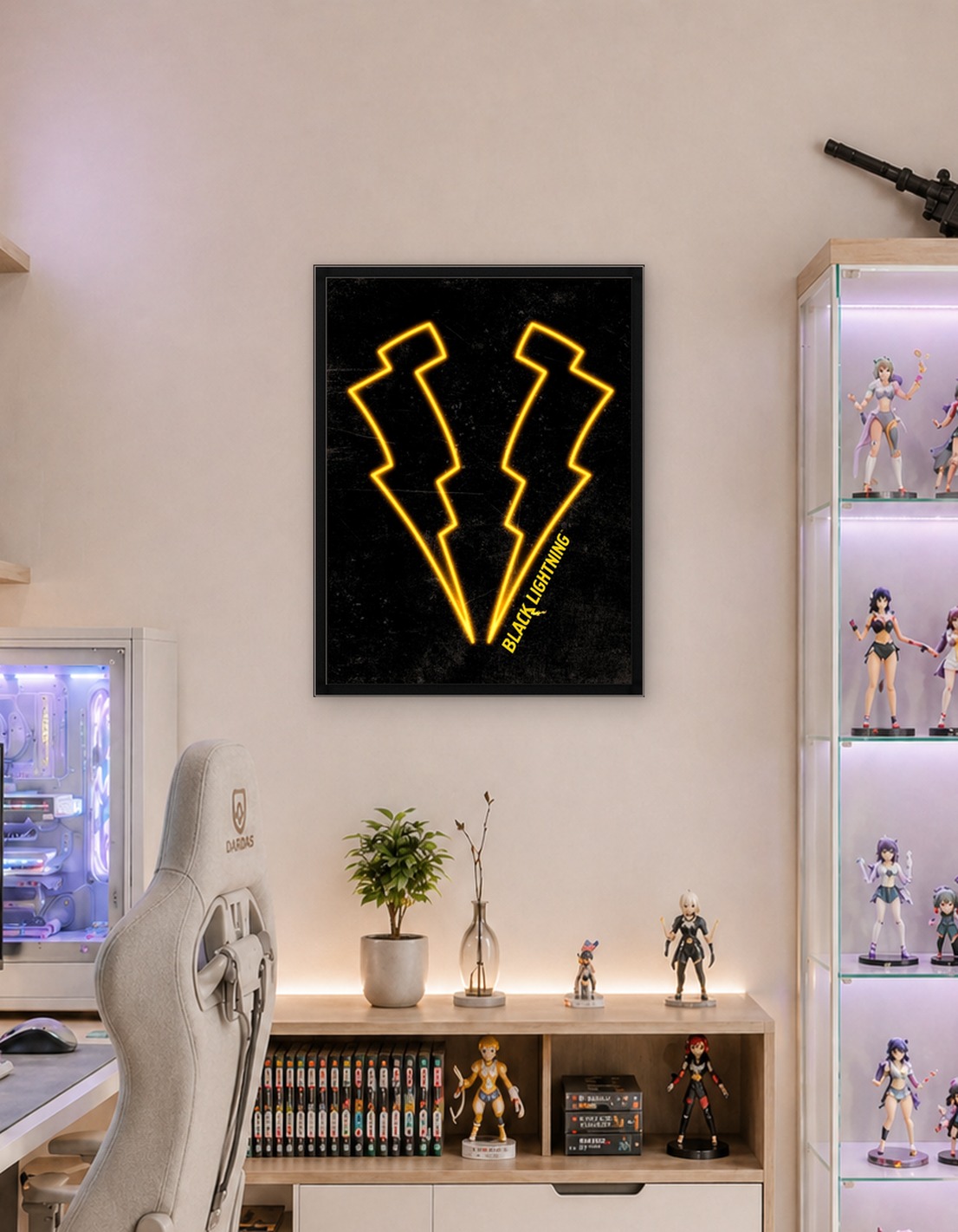Black Lightning Logo