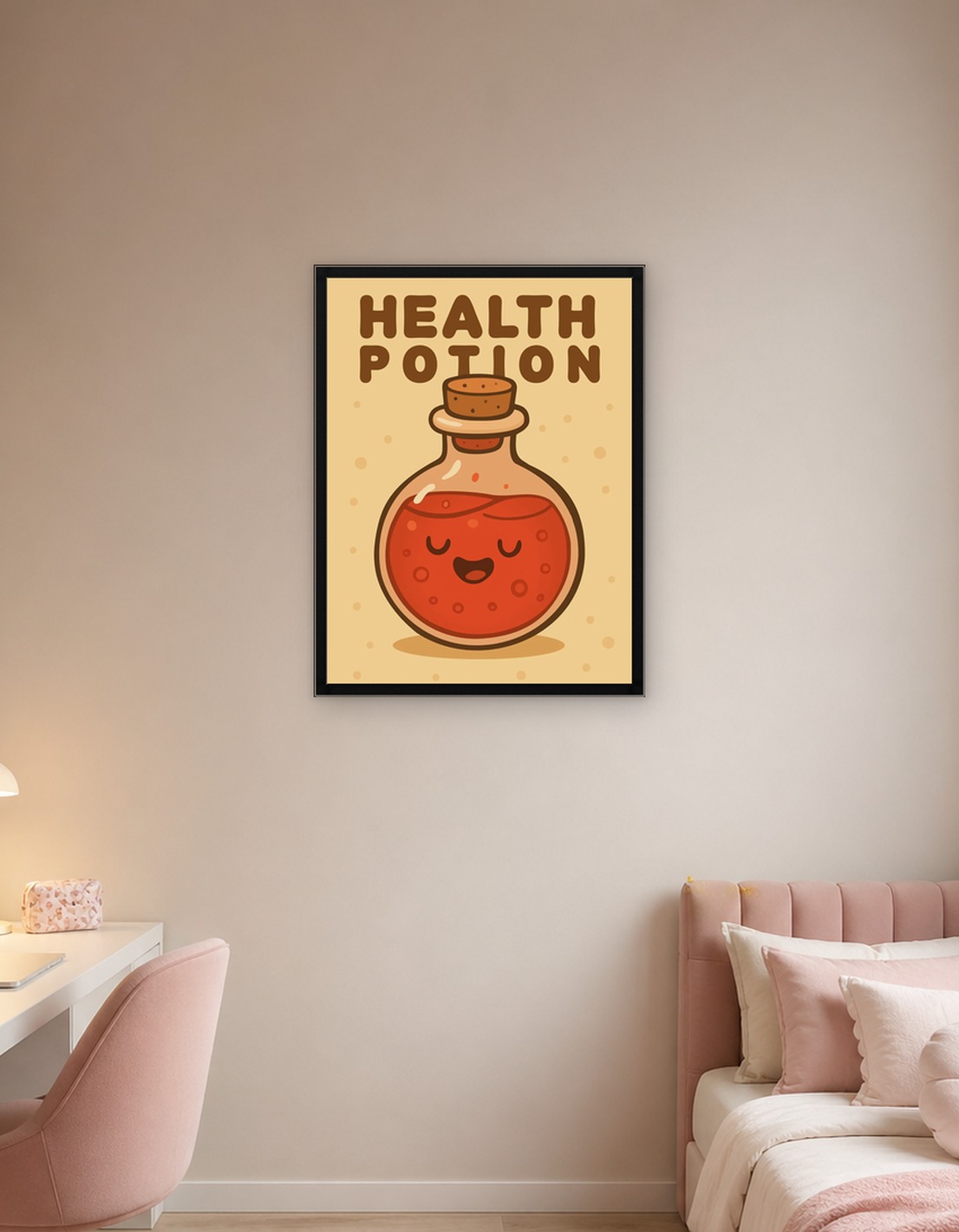 Cute Health Potion Illustration