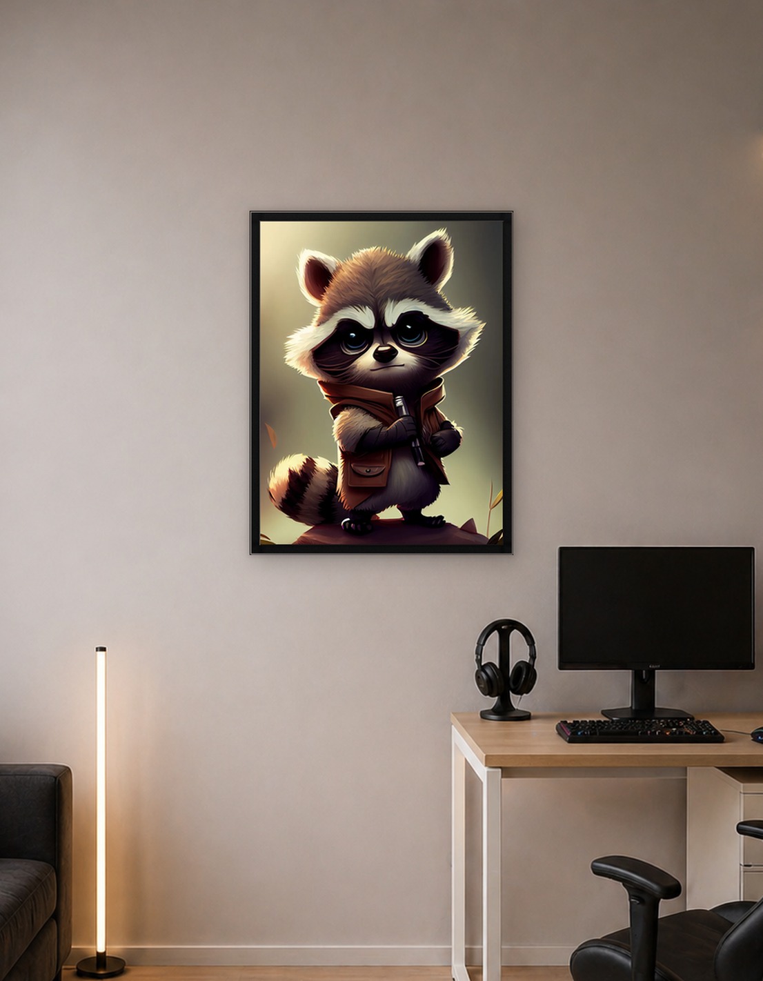 Cute Raccoon Animal
