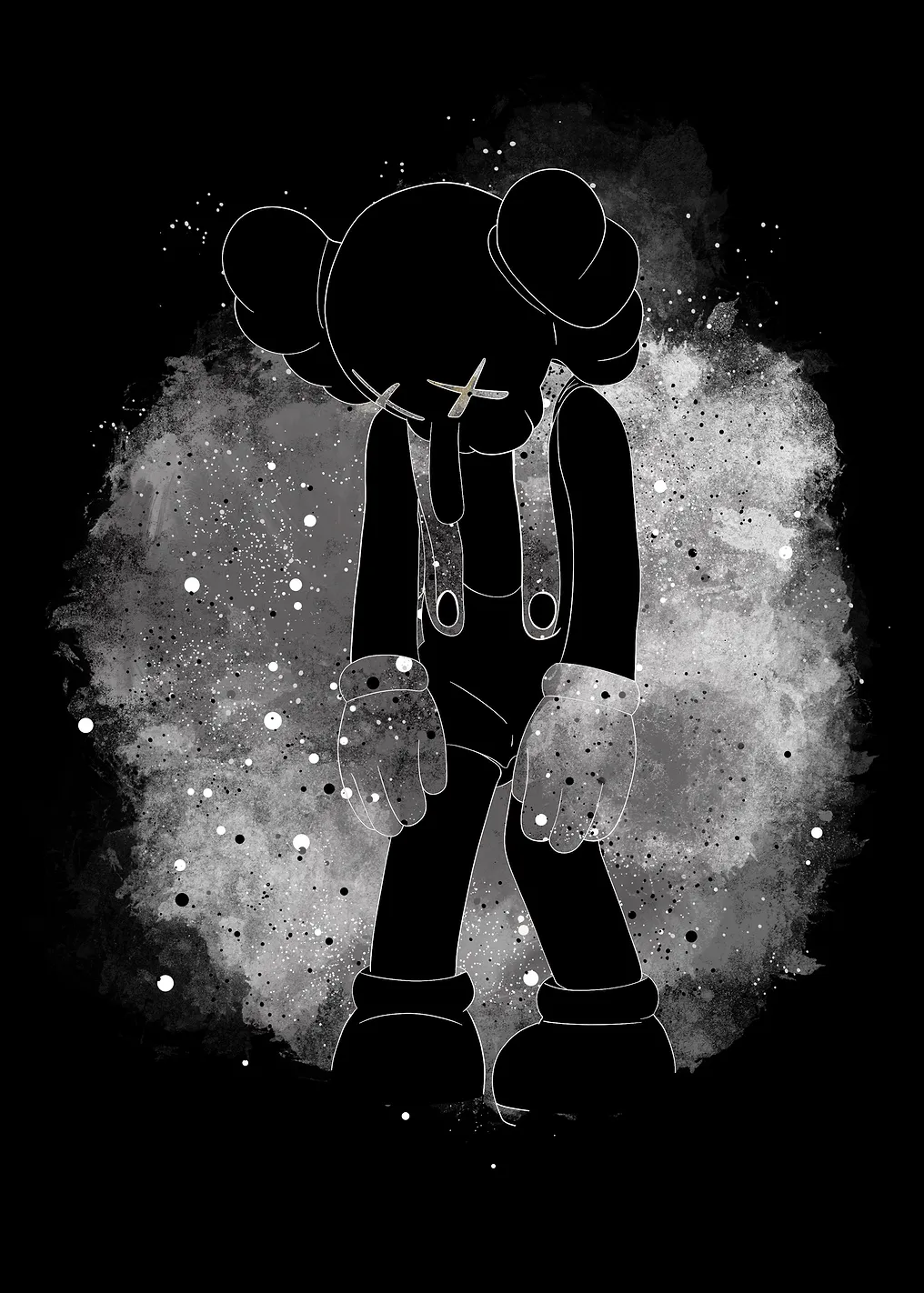 Мрачная грусть KAWS