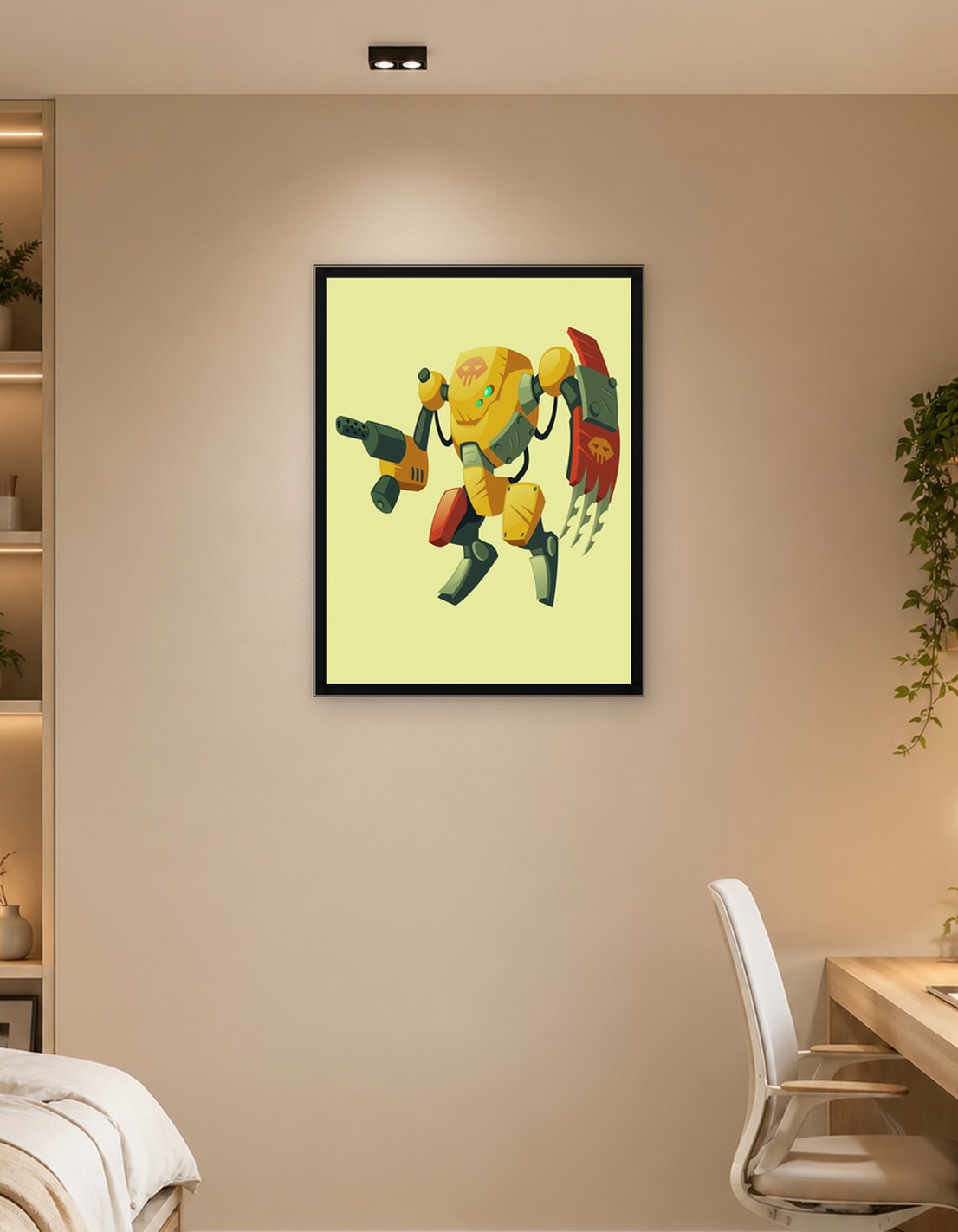 Cartoon robot guards - 4819463