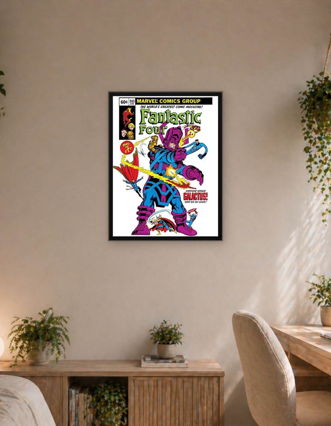 Fantastic Four Classic Comic Cover Galactus