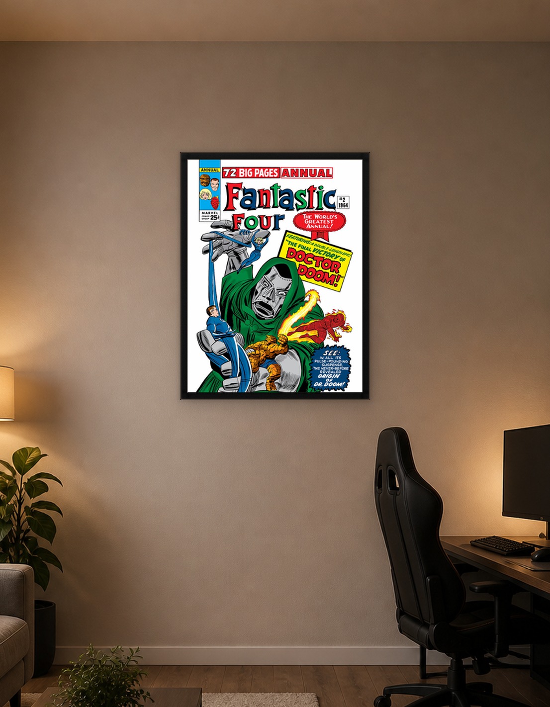 Fantastic Four Classic Comic Cover Doctor Doom