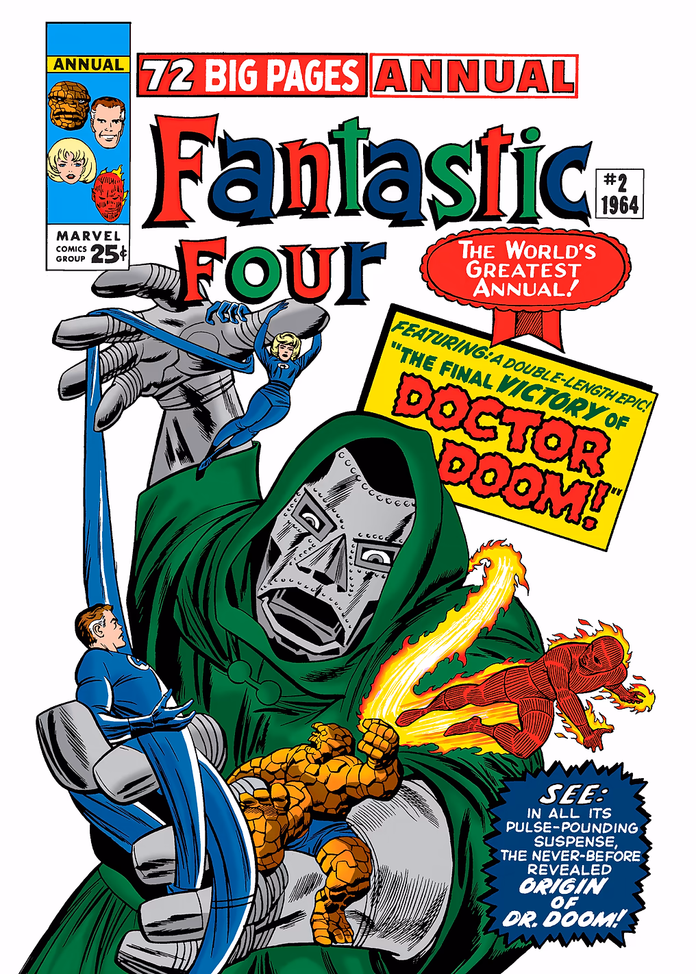 Fantastic Four Classic Comic Cover Doctor Doom
