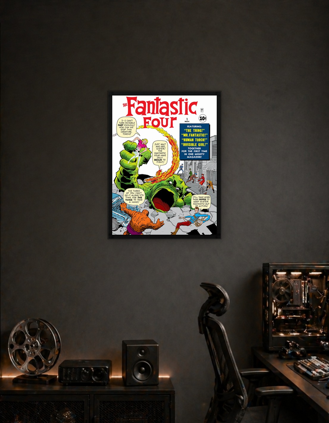 Fantastic Four Classic Comic Cover Number One