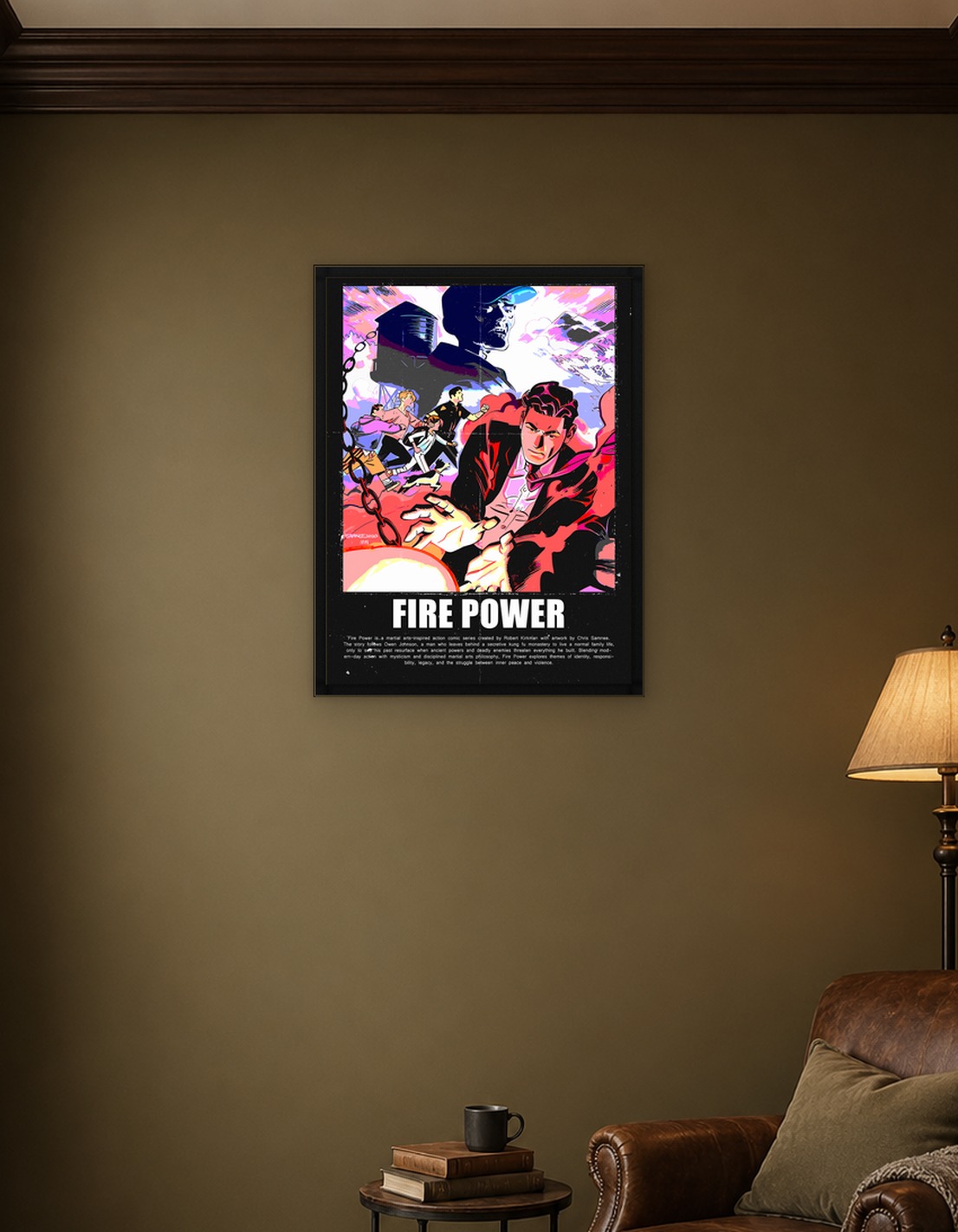 Fire Power Comic Book Cover - 10070811