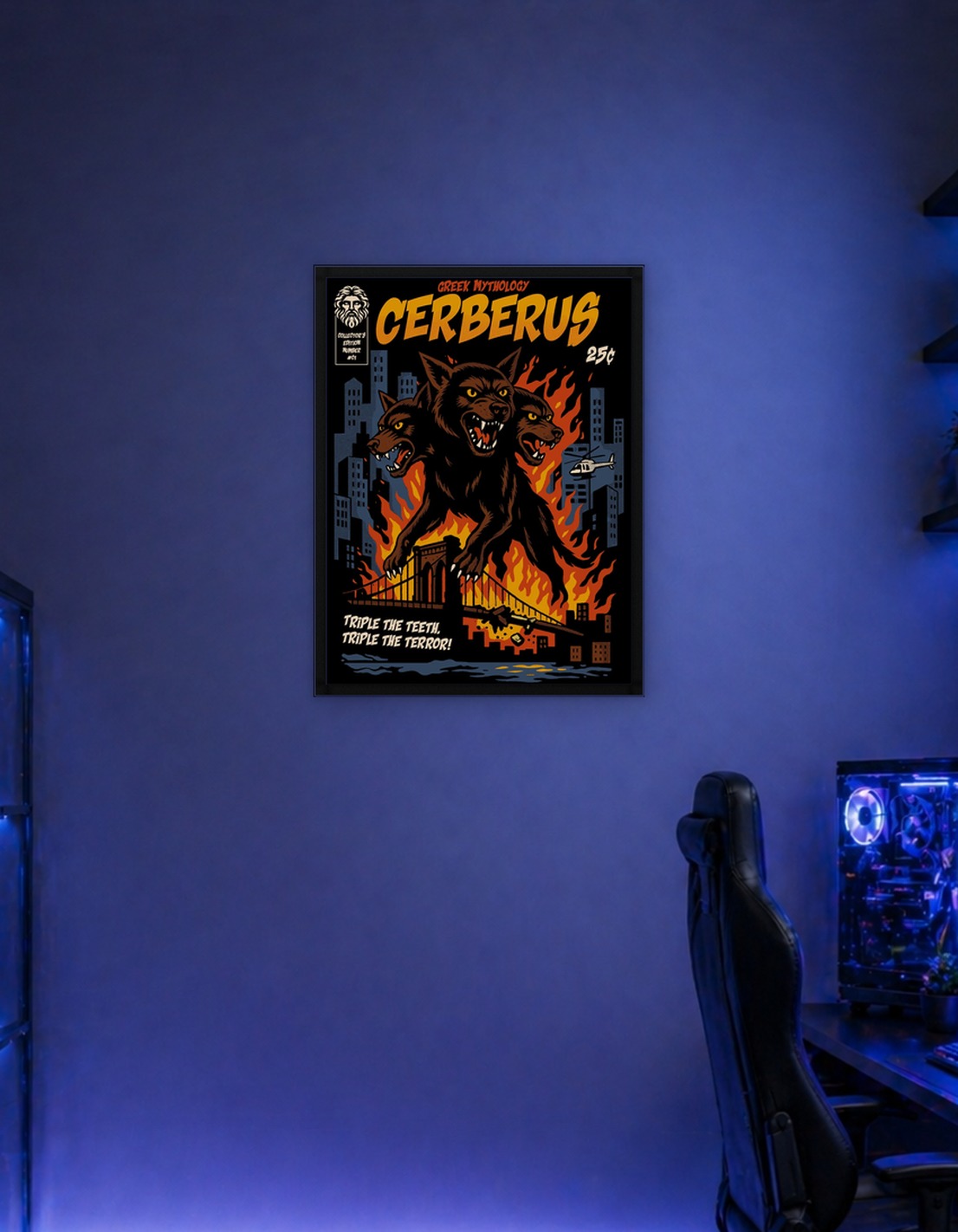 Cerberus Comic Book Cover Art