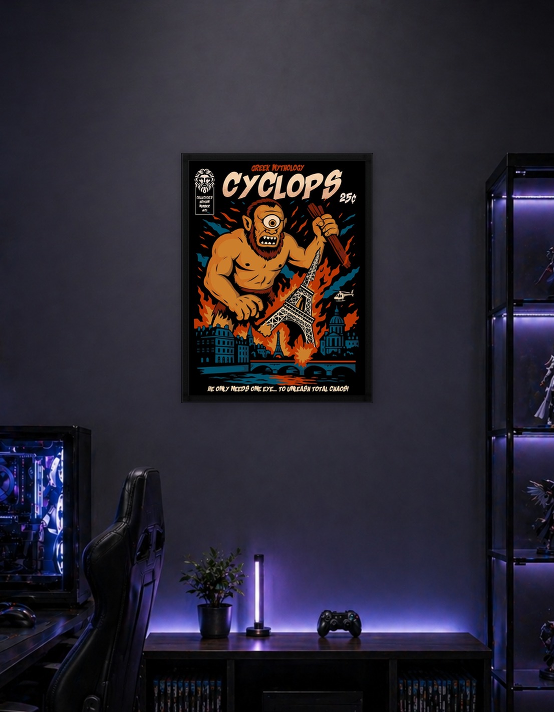 Cyclops in Paris Comic Book Cover