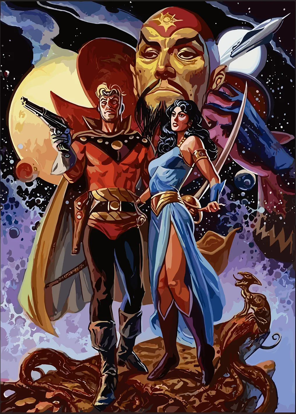 Flash Gordon Comic Book Cover Art - 9524139