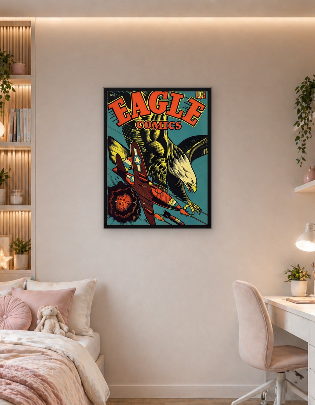Eagle Comics Cover Art