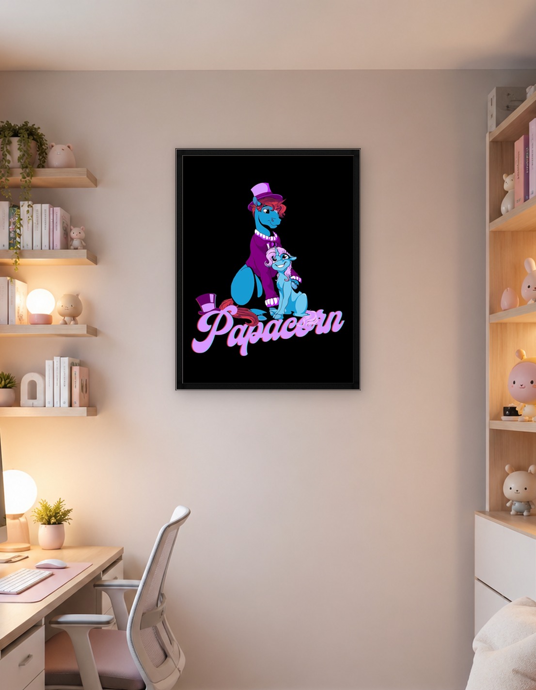 Отец Папа Папа Единорог