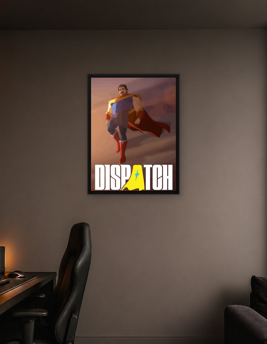 Dispatch Superhero Illustration
