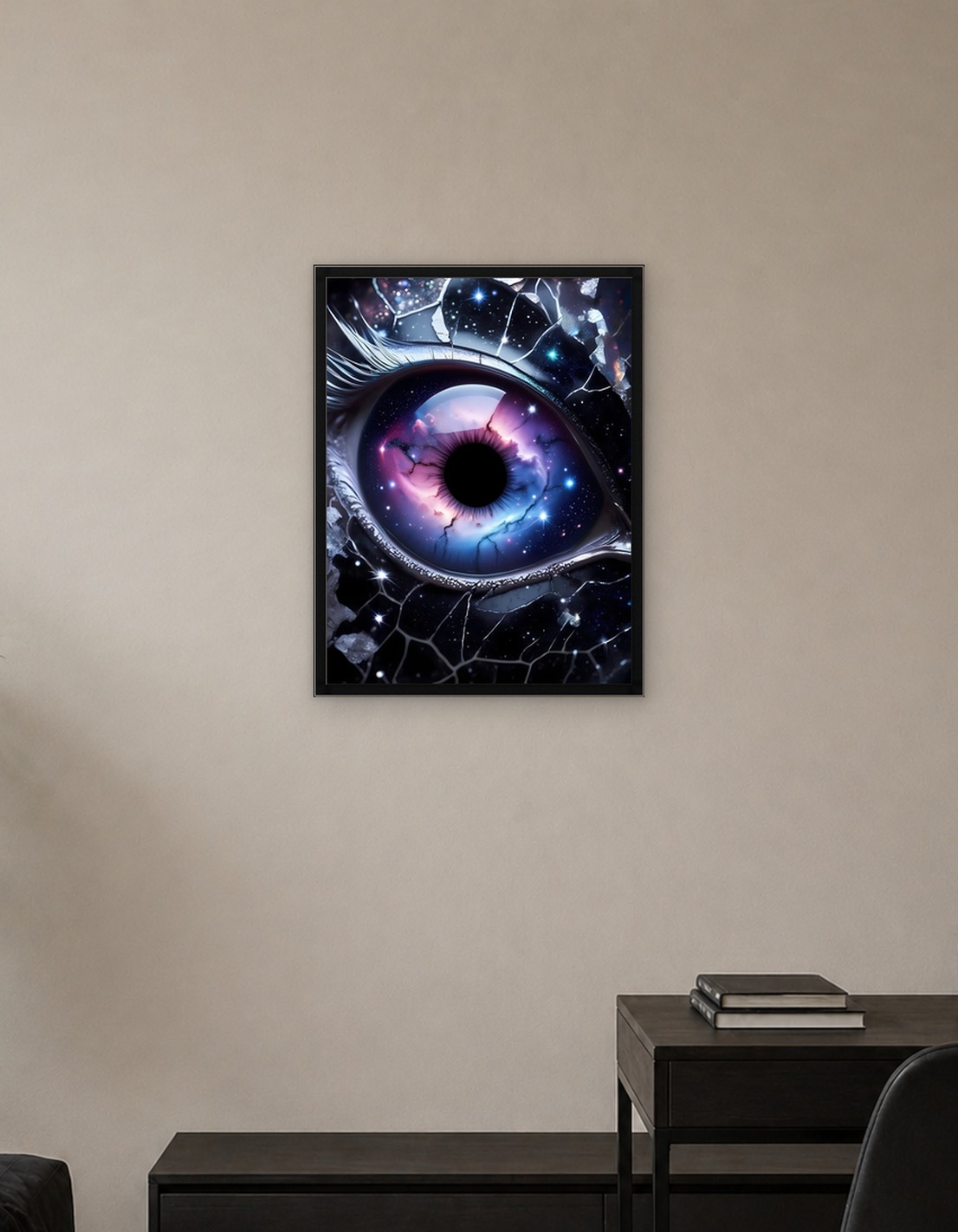 Cosmic Eye Reflection