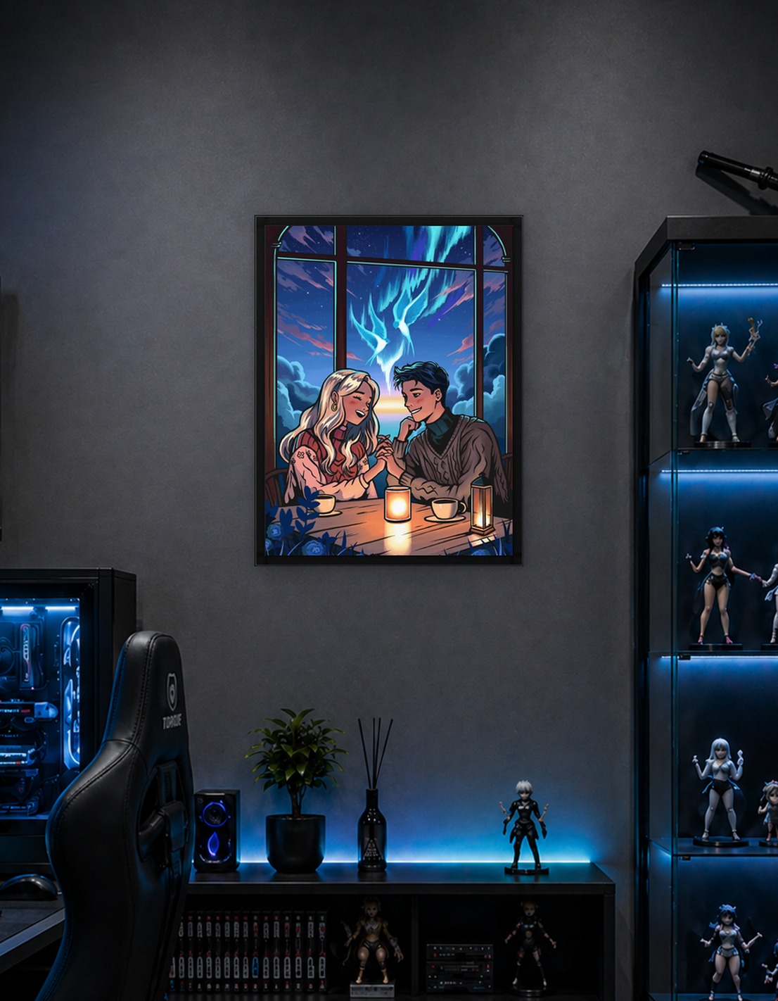 Couple enjoying a romantic night