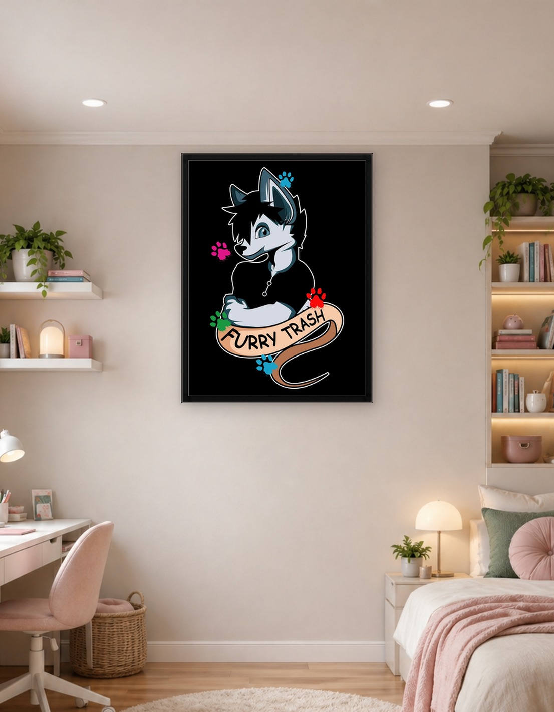 Furry Trash Dog Owner Gift