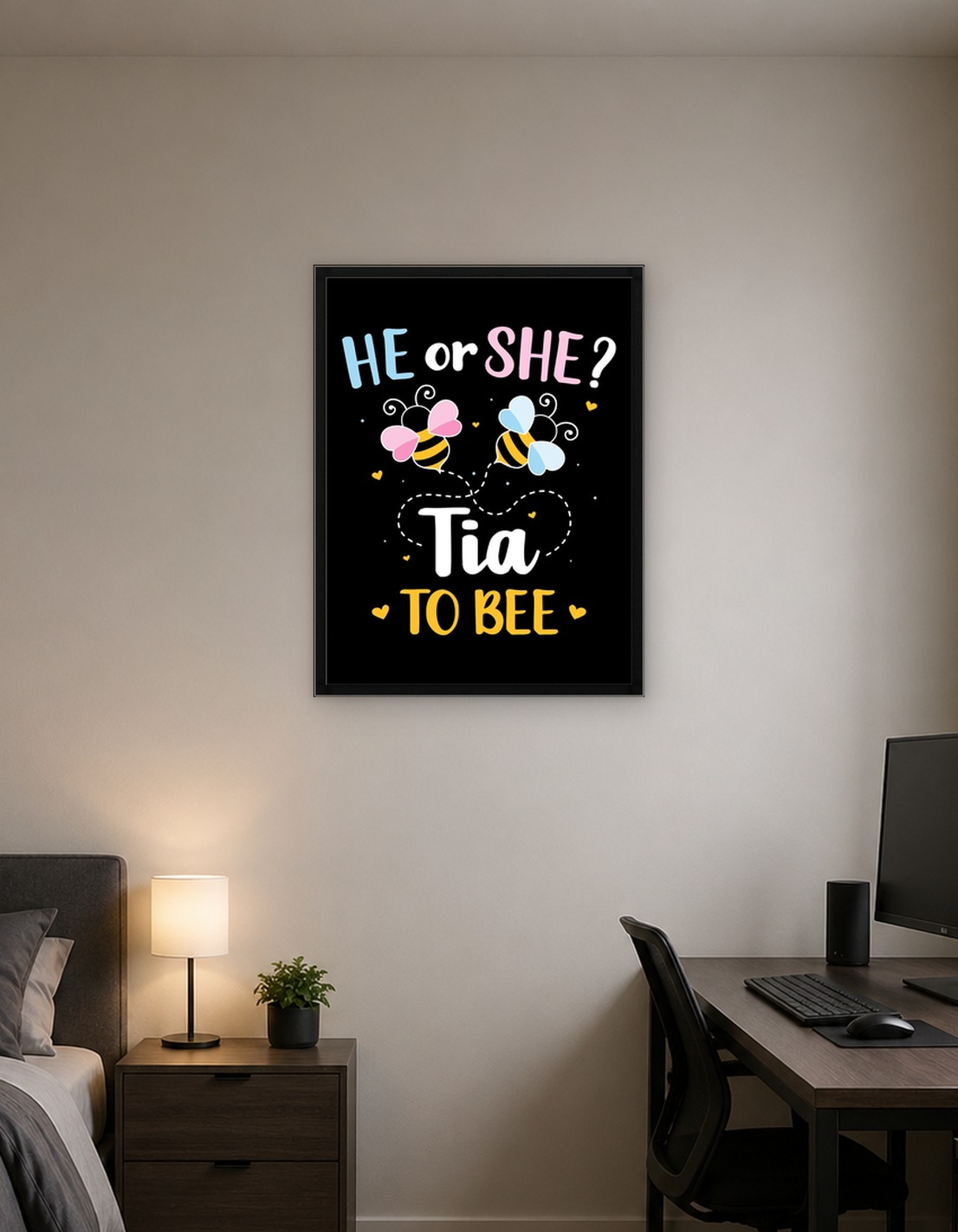 Gender reveal he or she ti