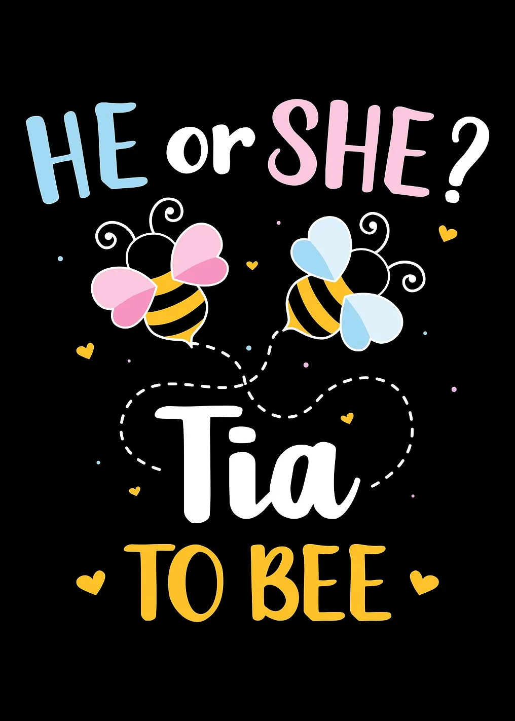 Gender reveal he or she ti