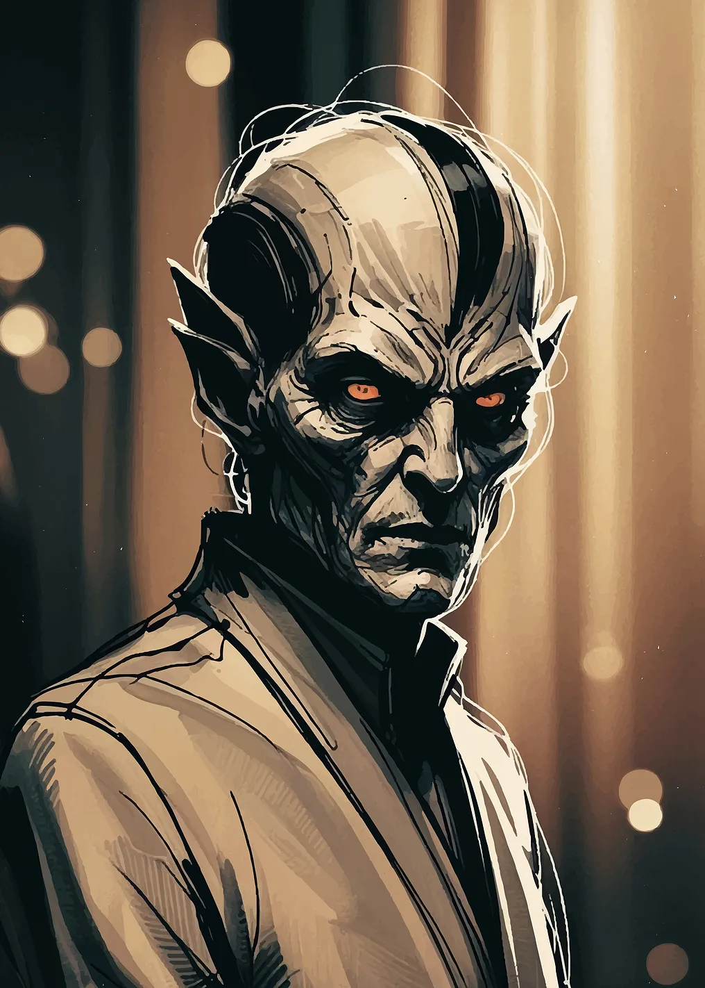 Dark Elf Portrait