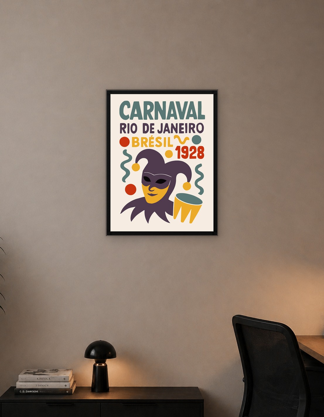 Carnaval Rio de Janeiro 1928 Poster