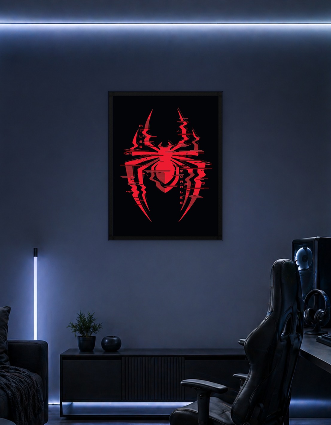 Glitched Miles Morales Spider-Symbol