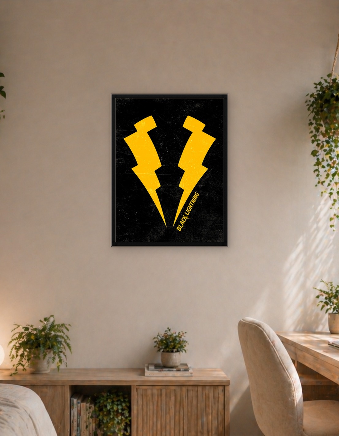 Black Lightning Symbol