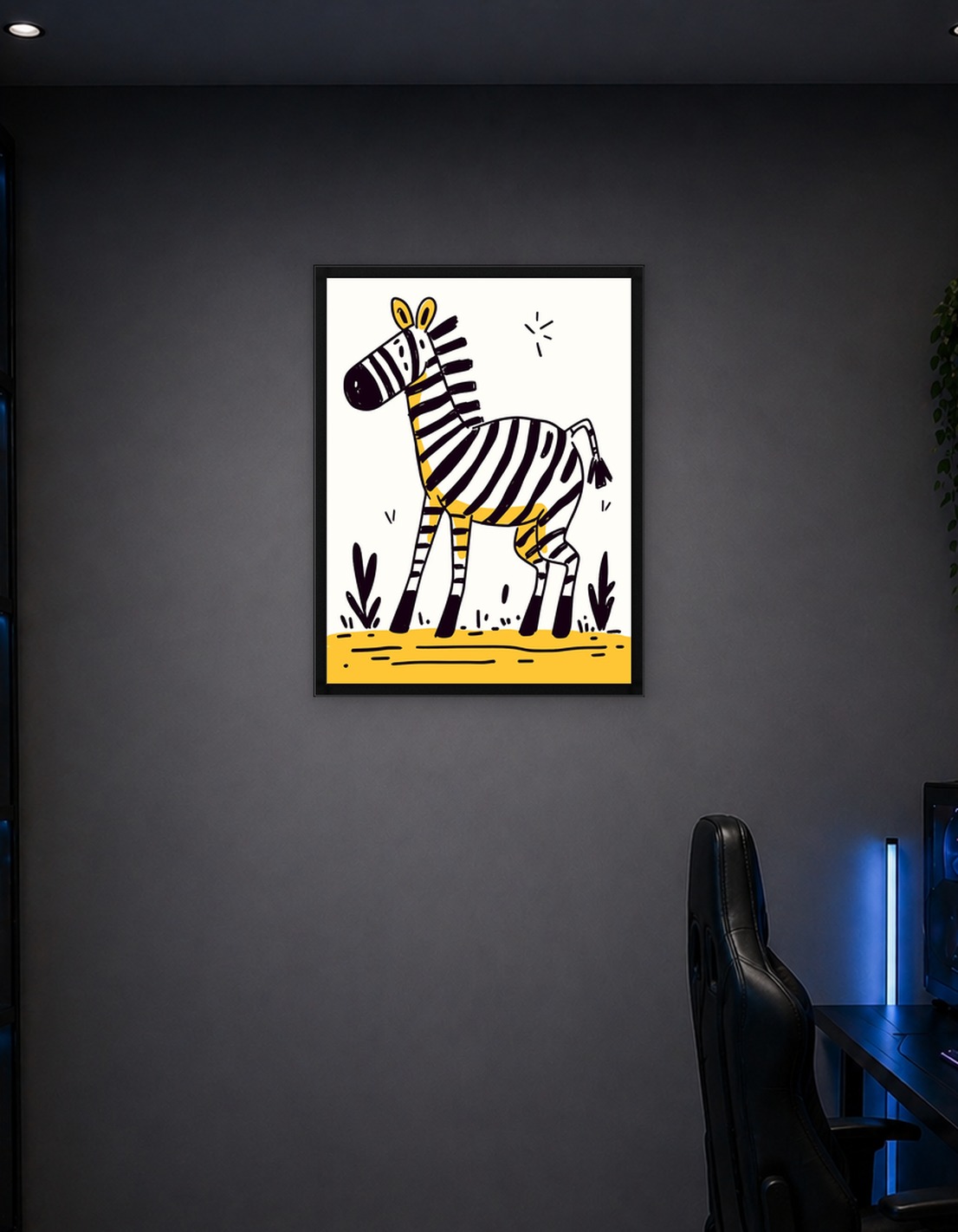 Cute Zebra Illustration