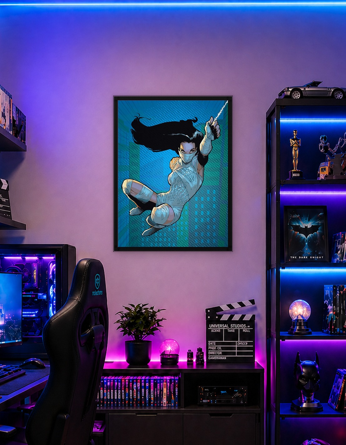 Blue Silk
