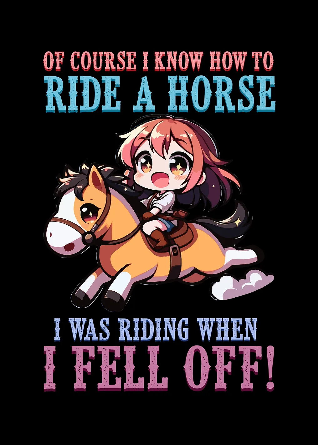Funny Horseback Riding - 7333341