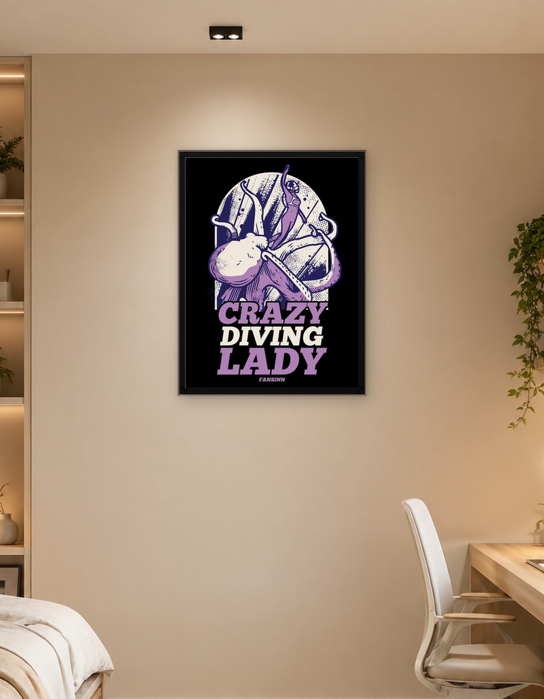 Crazy Diving Lady