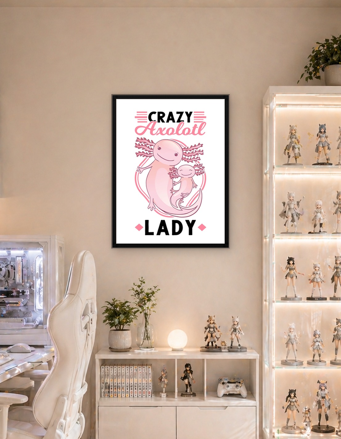 Crazy Axolotl Lady
