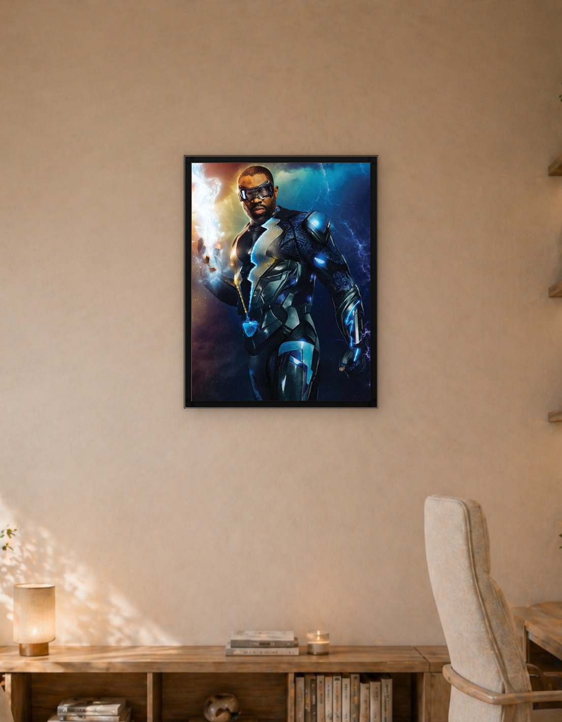 Black Lightning Superhero