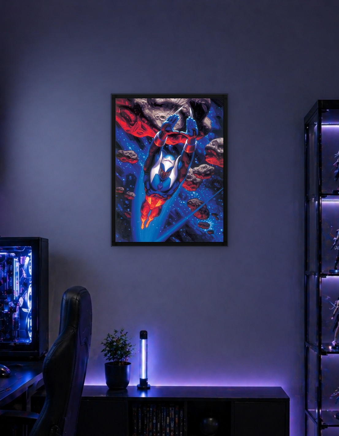 Darkhawk Soaring in Space