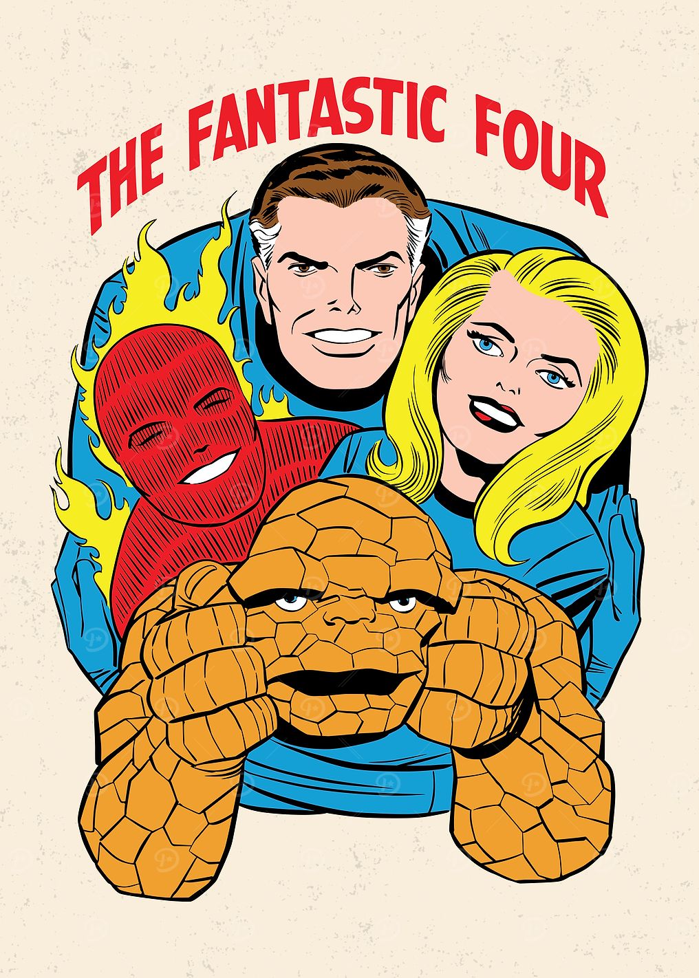 Fantastic Four Classic Retro Family