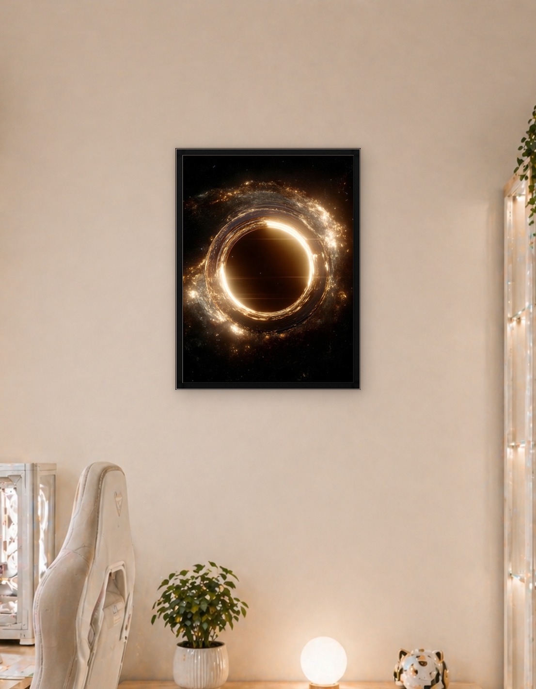 Black Hole with Accretion Disk - 9660781