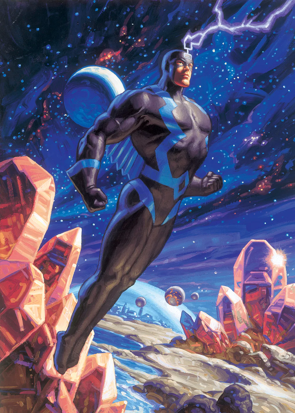 Black Bolt Exploring Other Worlds