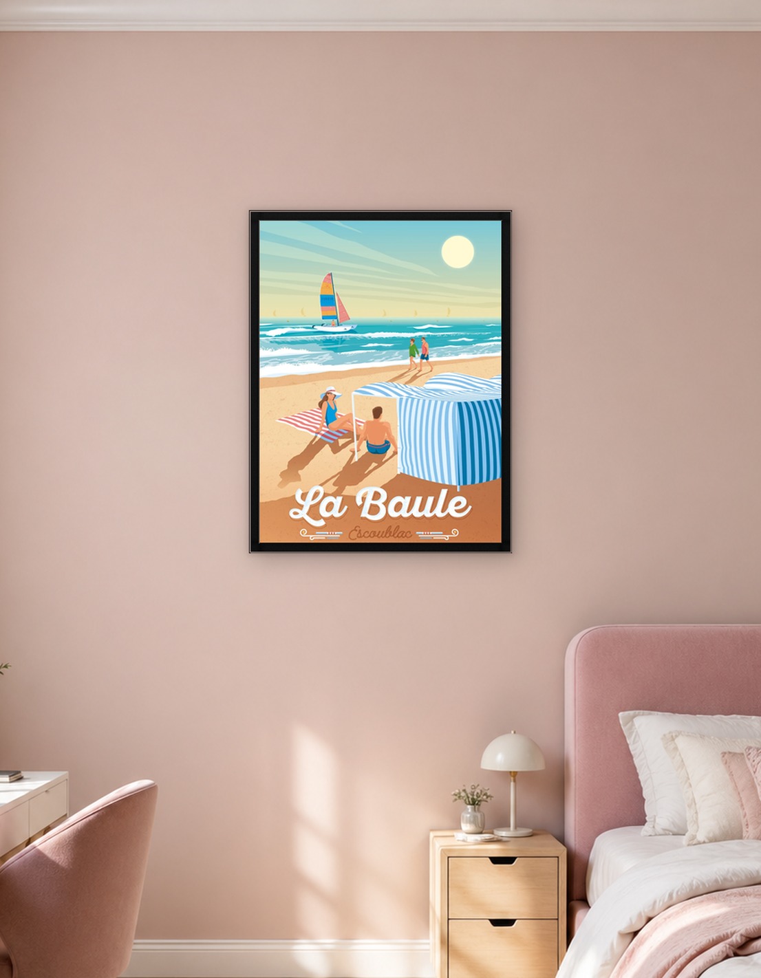 La Baule France Art Print