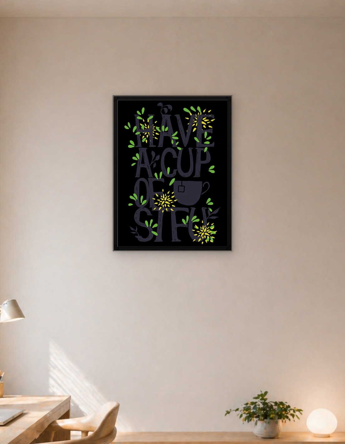 Have a cup of tea text art