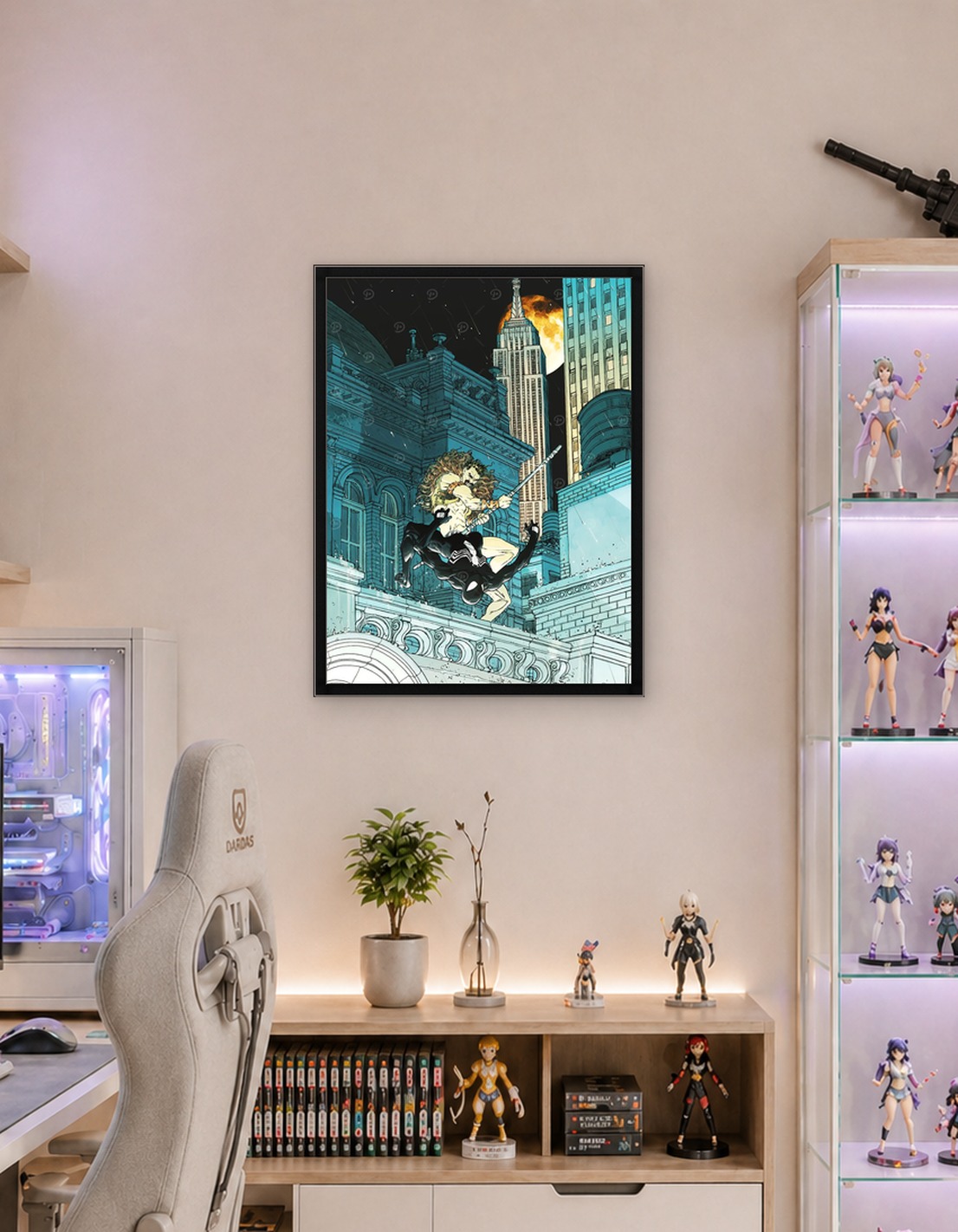 Kraven Symbiote Cityscape