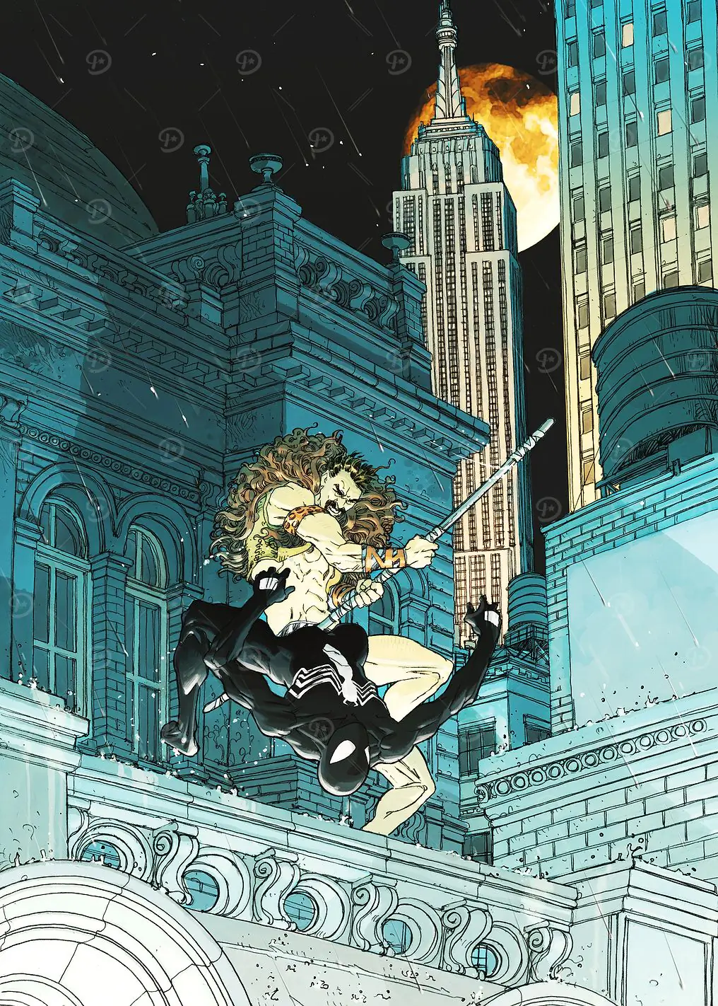 Kraven Symbiote Cityscape
