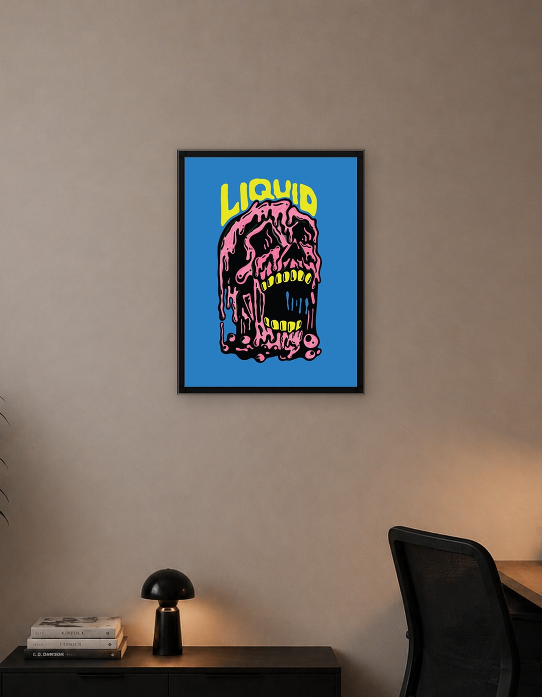 Melting Skull Graphic
