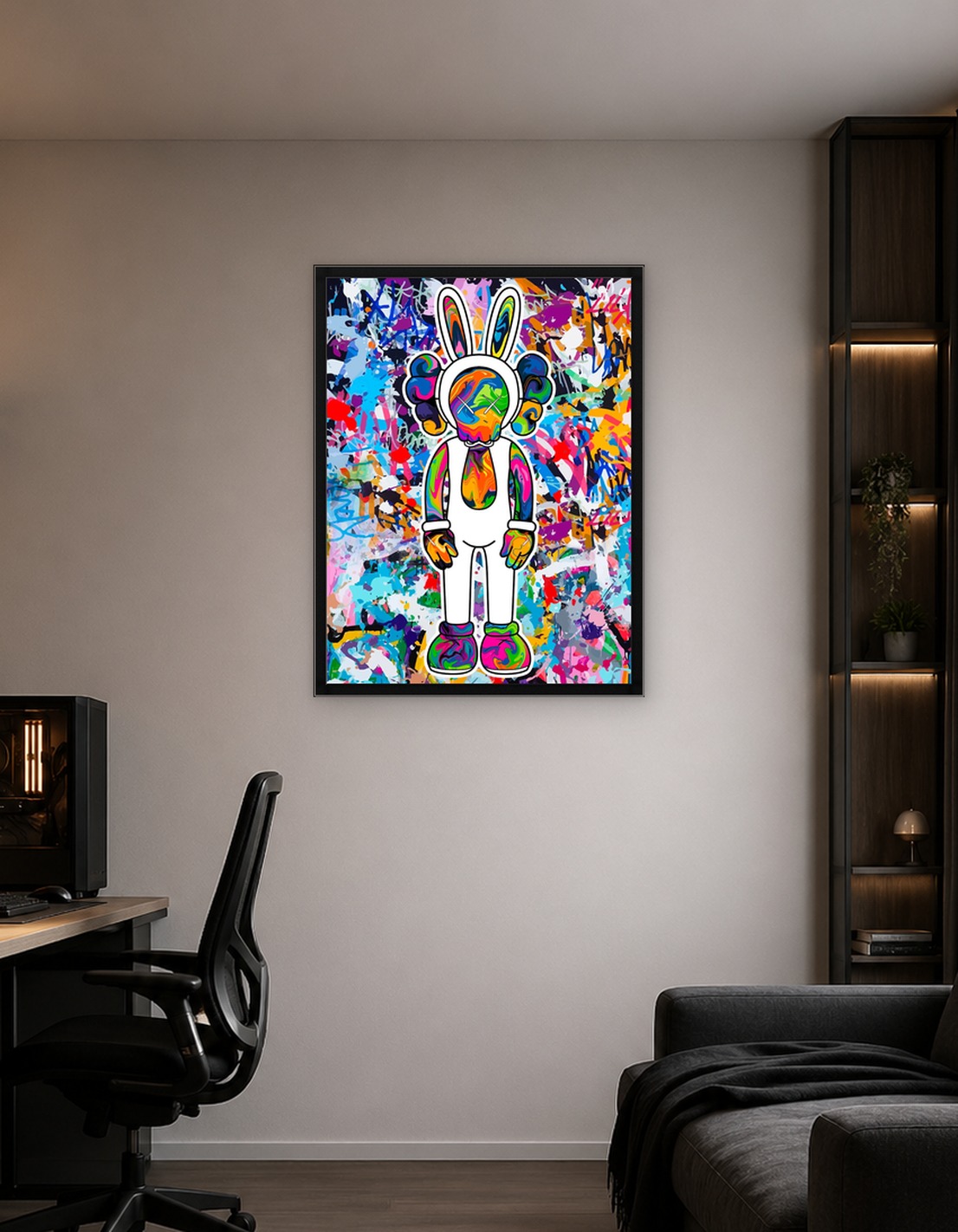 Граффити KAWS 1