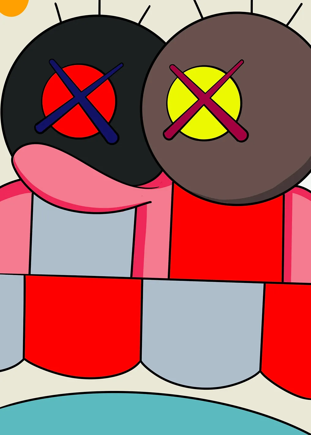 Graffiti kaws - 7197951