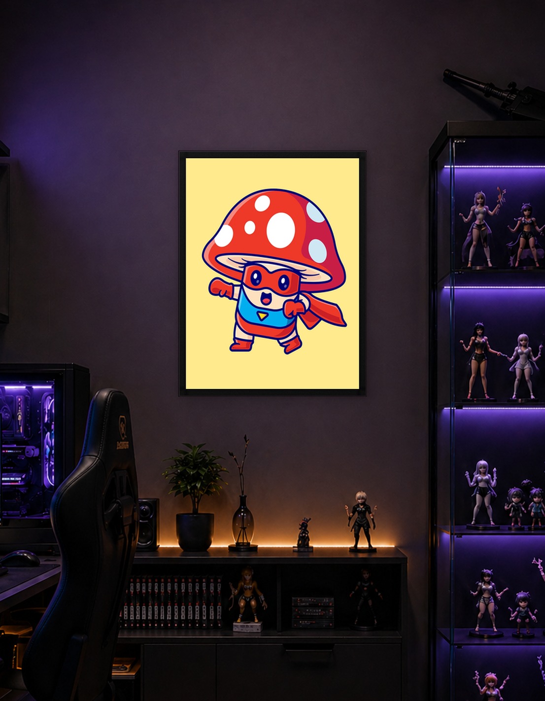 Mushroom super hero