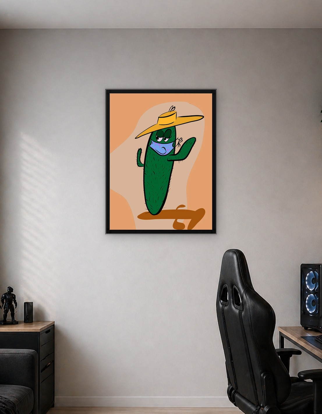 Joe the masked cactus