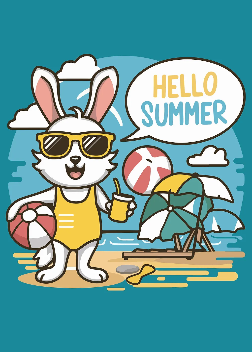 Hello Summer Bunny