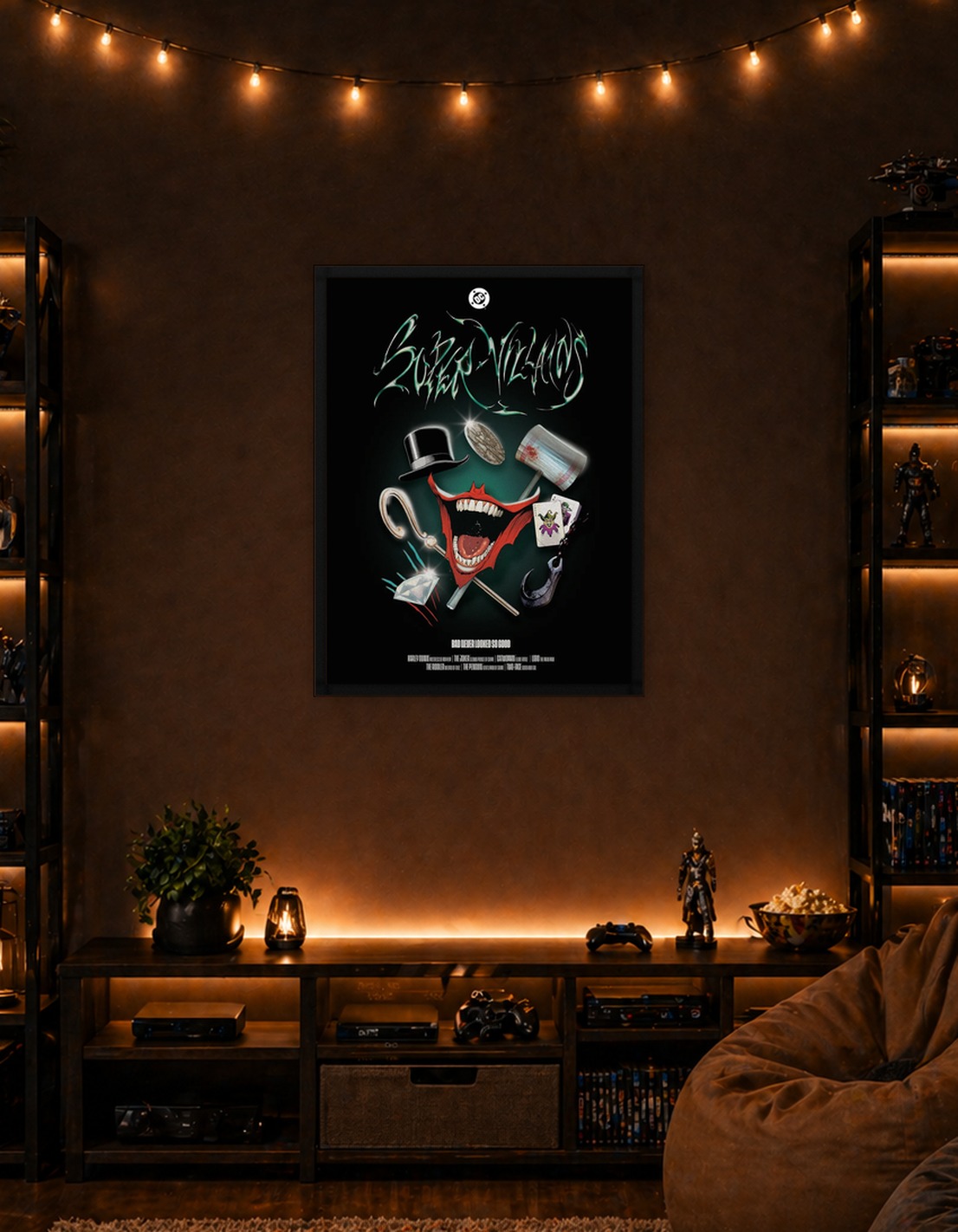 Iconic DC Villains: Emblems of Chaos