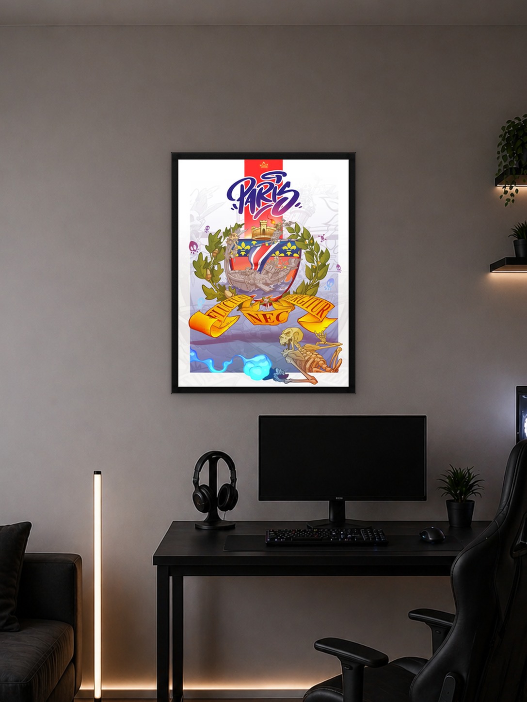 Paris Coat of Arms Illustration