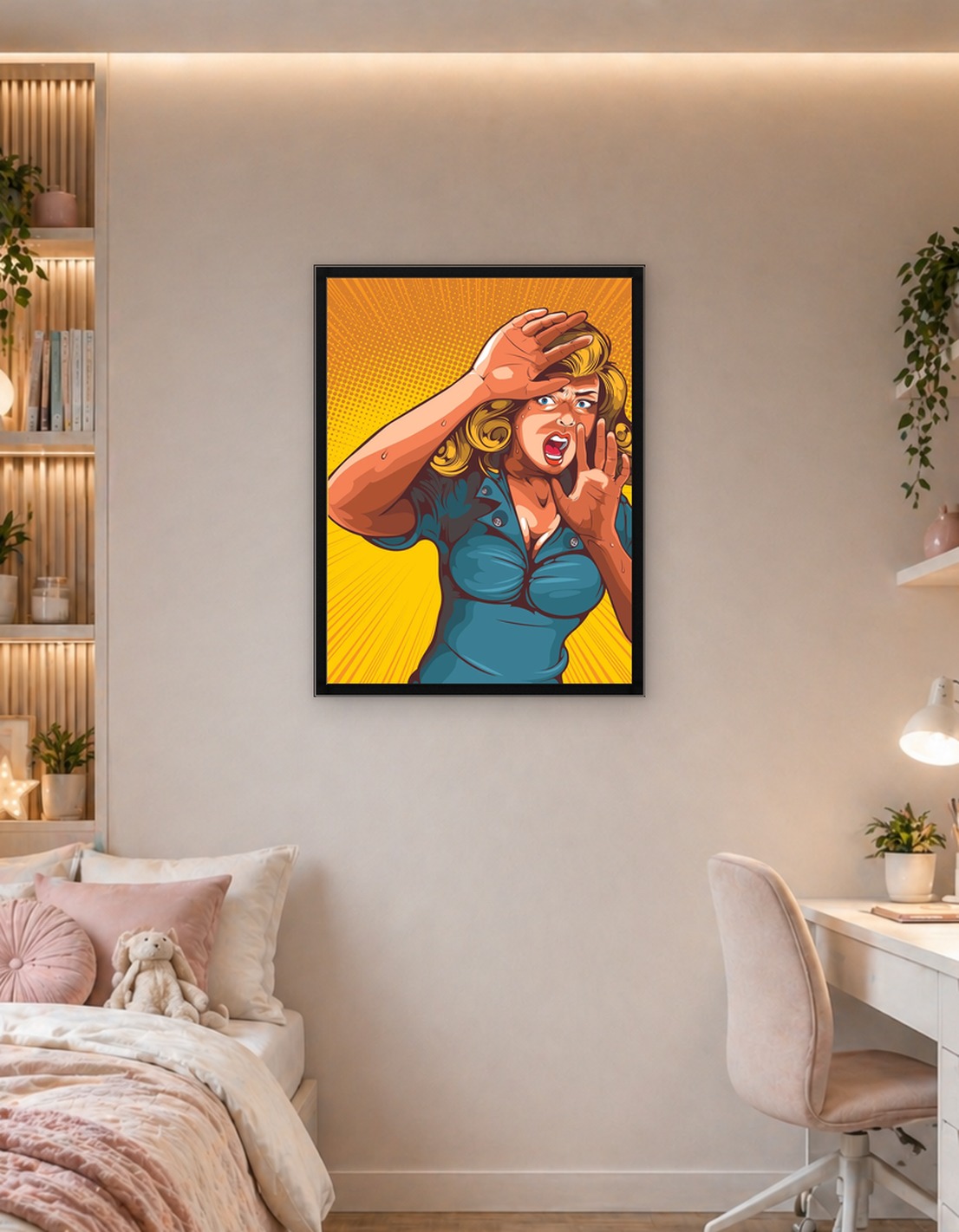 Hysterical Woman Art