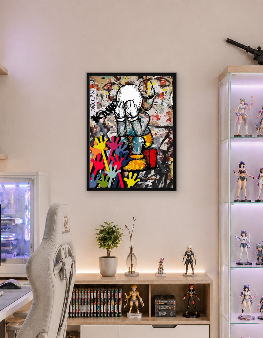 Kaw Kaws Bearbrick Art