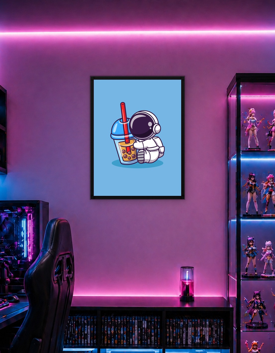 Kawaii Boba Astronaut